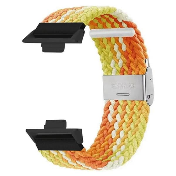 Flettet elastisk urrem til Huawei Watch Fit 5 Pro - Gradient ora