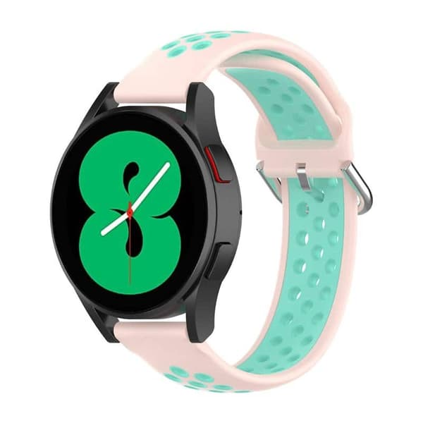 EBN Clasp urrem til Samsung Galaxy Watch 4 40mm - LyserÃ¸d/mint