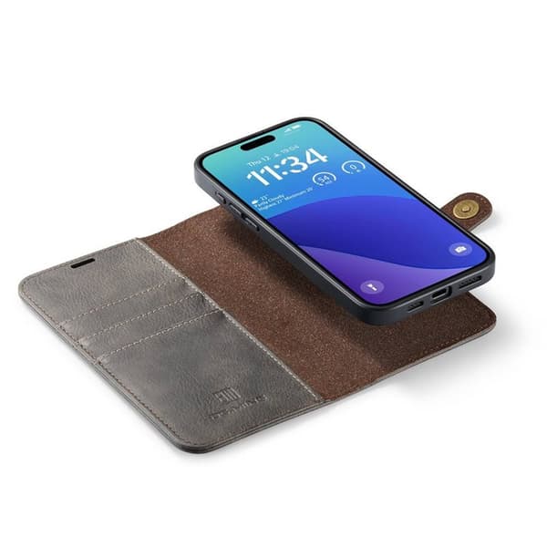 Mobilfodral DG-Ming 2i1 till Apple iPhone 16 Pro - Grå