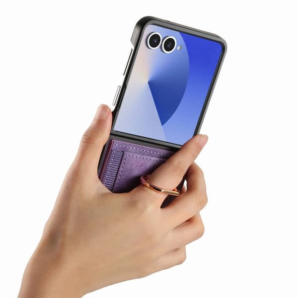 Elastic Ring Case til Samsung Galaxy Z Flip 7 - Misty Purple