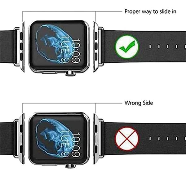 Urremadapter skrue til Apple Watch 7 (41mm) - Sort