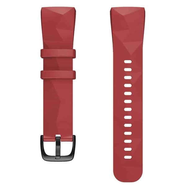 Twin Sport Kellon ranneke Fitbit Charge 4- Punamusta