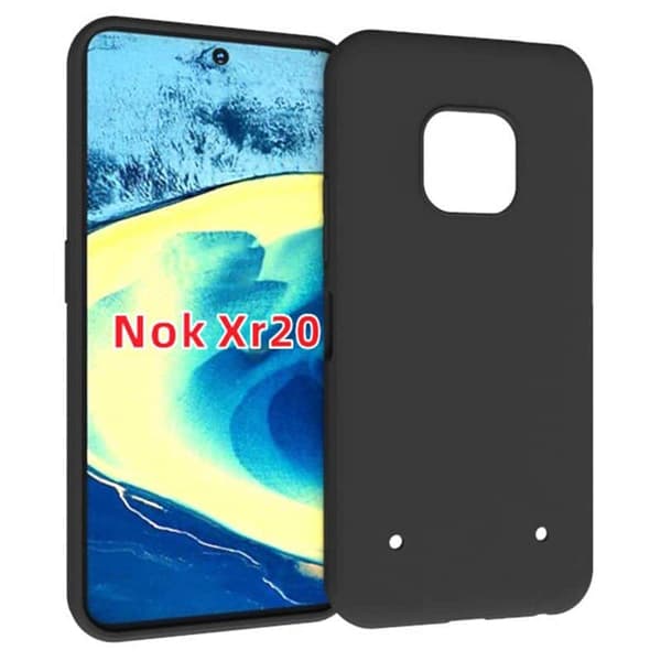 Silikone cover til Nokia XR20 - Sort