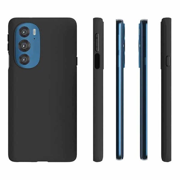 Silikone cover til Motorola Edge 30 Pro - Sort