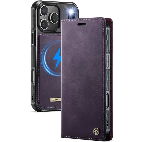 CaseMe mobildeksel C49 2i1 til Apple iPhone 17 Pro Max – Purple