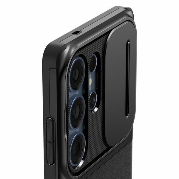 Spigen Optic Armor cover til Samsung Galaxy S25 Ultra - Sort