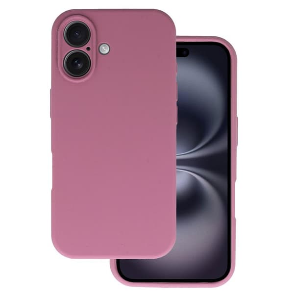 Silicone Lite Case Apple iPhone 16 - Vintage plum