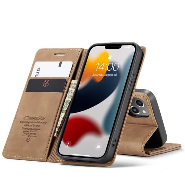 CaseMe mobildeksel 013 til Apple iPhone 13 mini - Brun