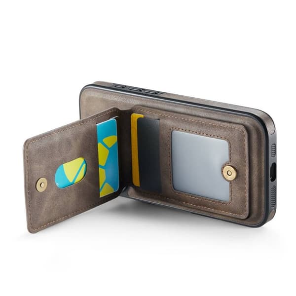 DG-Ming Magking K1 2i1 cover til Apple iPhone 16 Pro - Coffee