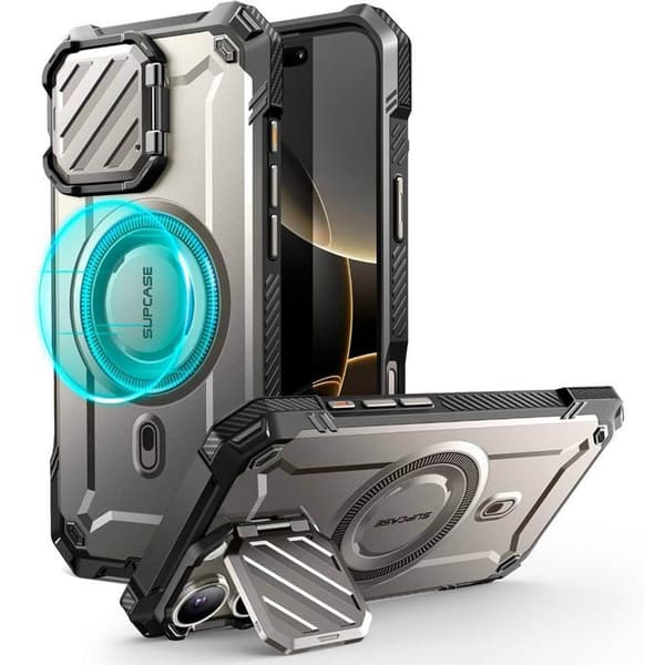 SUPCASE UB Mag XT kuori Apple iPhone 16 Pro - TiGray