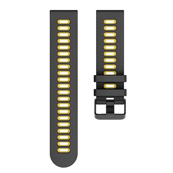 Twin Urrem til Amazfit Active - Sort/gul