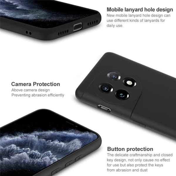 Imak Frosting Soft UC-3 cover til OnePlus 11 - Sort