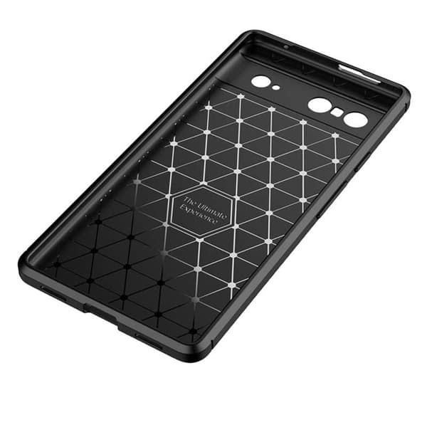 BÃ¸rstet silikondeksel til Google Pixel 7 Pro - Sort
