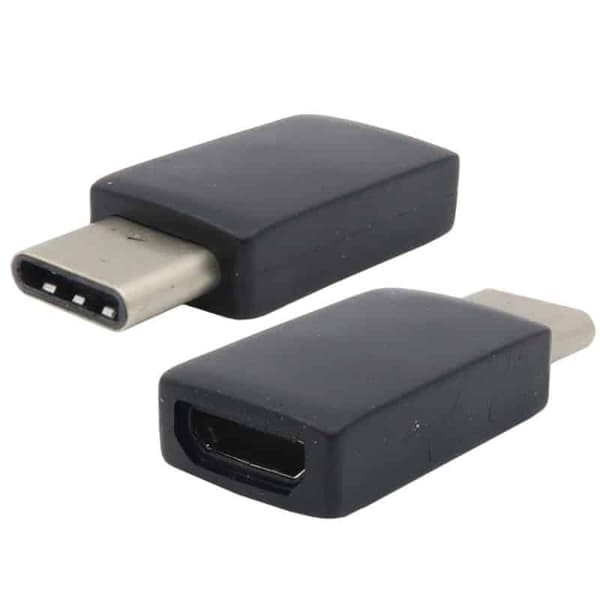 Adapteri USB-C uros - USB Micro-B naaras