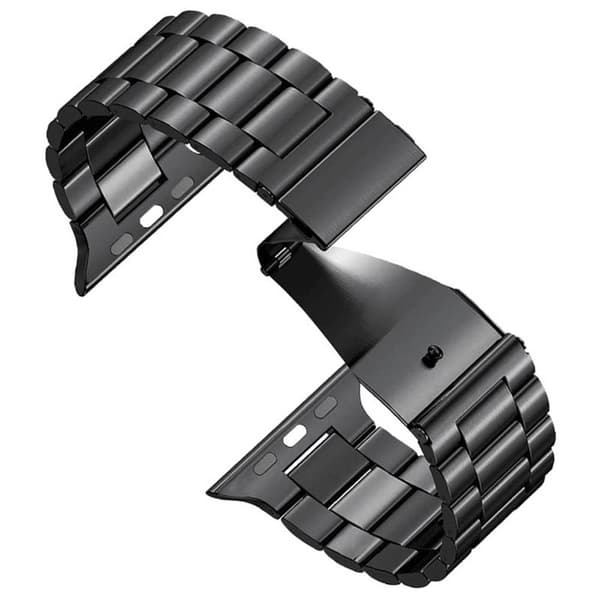 Urrem Rustfrit stÃ¥l til Apple Watch Ultra (49mm) - Sort