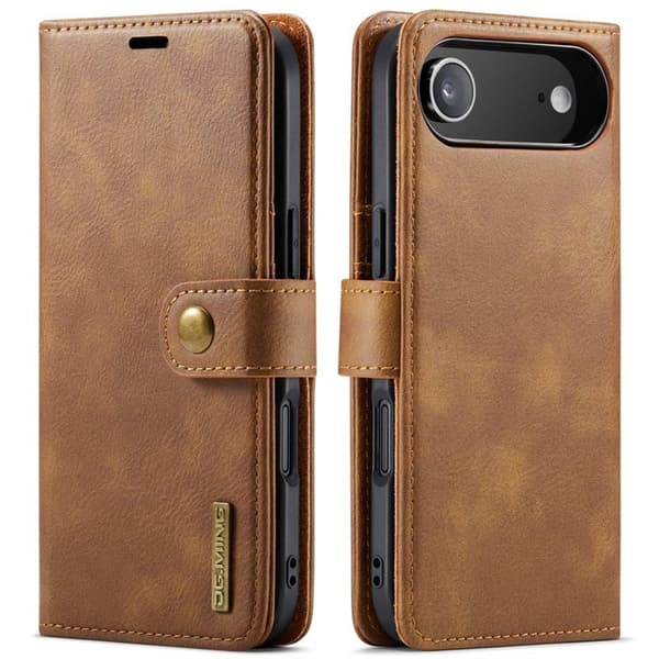 Wallet DG-Ming 2i1 til Apple iPhone Air - Brun