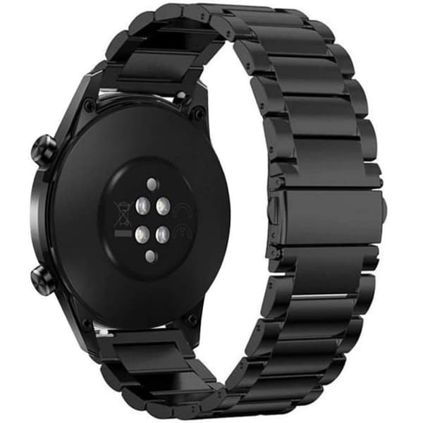 Urrem Rustfrit stÃ¥l til Huawei Watch GT2 - Sort