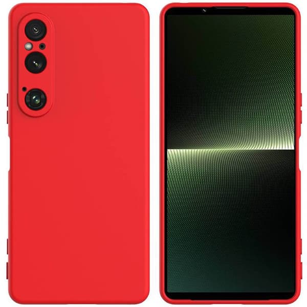 Liquid silikondeksel til Sony Xperia 1 VI - Rød
