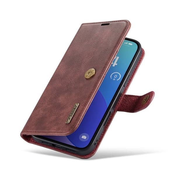 Wallet DG-Ming 2i1 til Apple iPhone 16 Pro Max - RÃ¸d