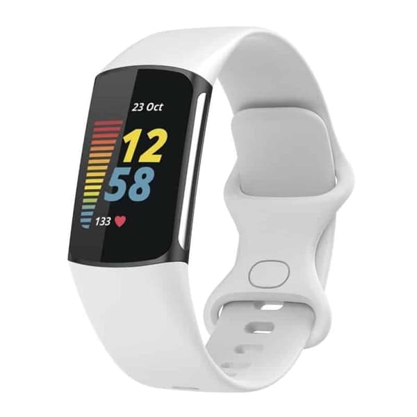 Sport urrem til Fitbit Charge 5 (L) - Vit