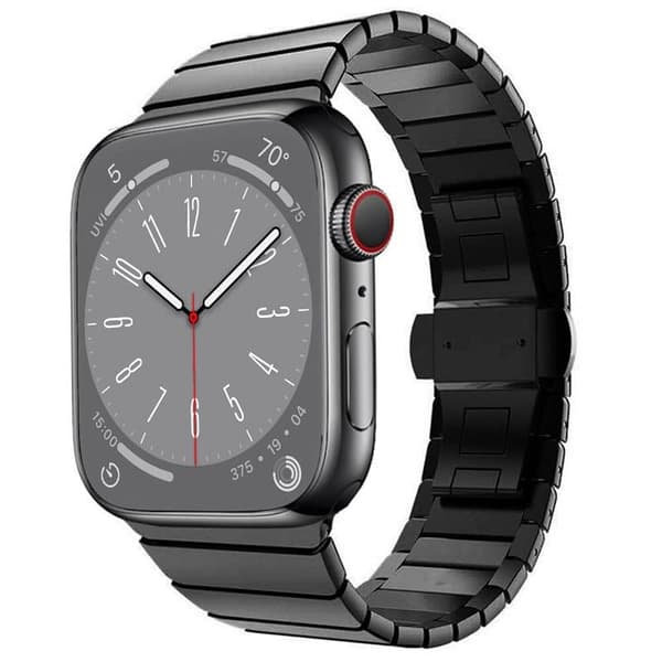 Urrem Rsf Butterfly til Apple Watch 8 (41mm) - Sort