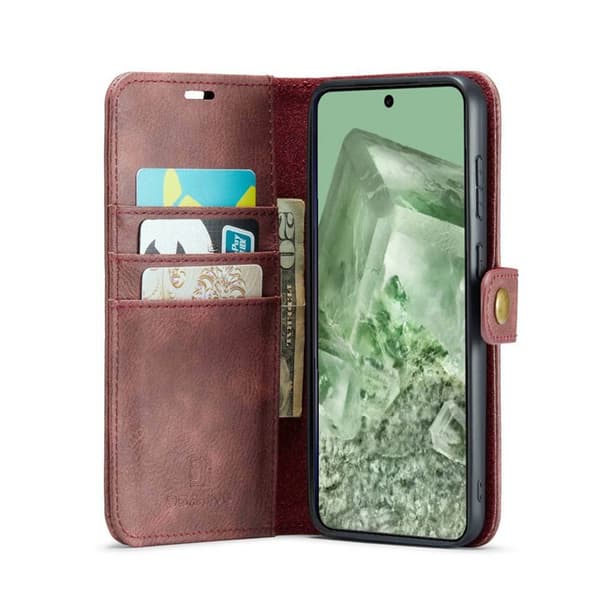Wallet DG-Ming 2i1 til Google Pixel 8a - Rød