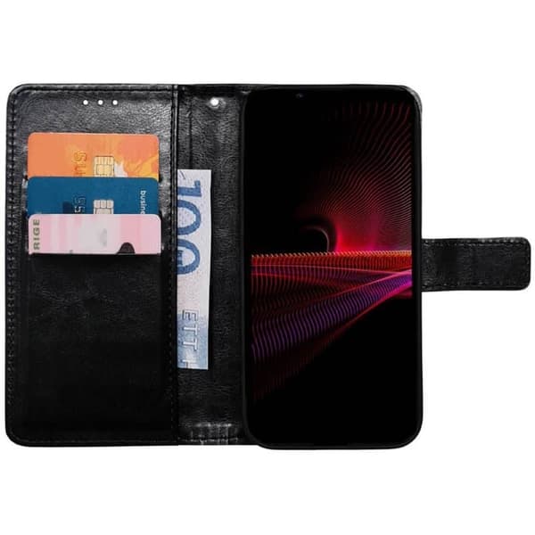 Wallet cover 3-kort til Sony Xperia 1 IV - Sort