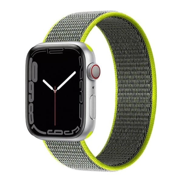 Nylon Urrem til Apple Watch 7 (41mm) - Flash