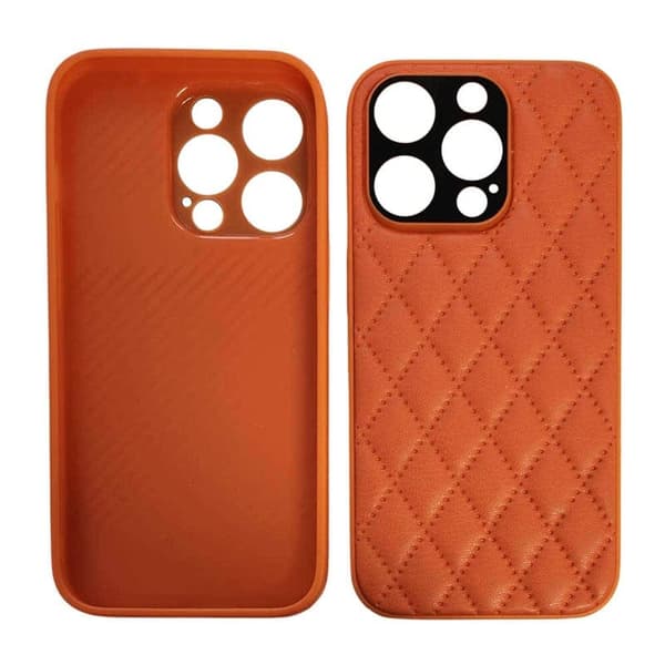 Rhombus deksel til Apple iPhone 14 Pro Max - Oransje