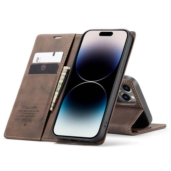CaseMe mobildeksel 013 til Apple iPhone 14 Pro Max - Coffee