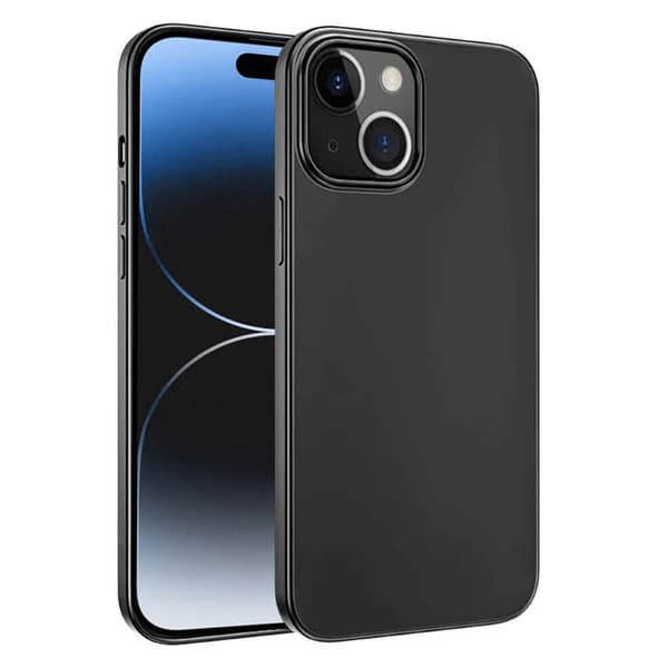 Silikon deksel til Apple iPhone 15 Plus - Svart
