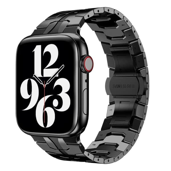 Iron Man Rustfrit StÃ¥l Urrem til Apple Watch 5 (40mm) - Sort