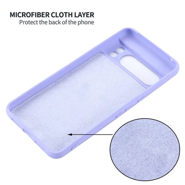 Liquid silikone cover til Google Pixel 8 Pro - Lavender