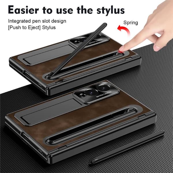 Jazz Retro deksel til Samsung Galaxy Z Fold 8 – Coffee