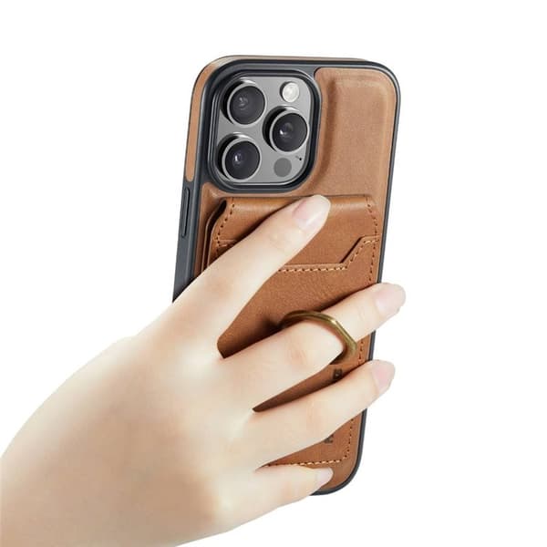 DG-Ming Magking K1 2i1 deksel til Apple iPhone 16 Pro Max - Brun