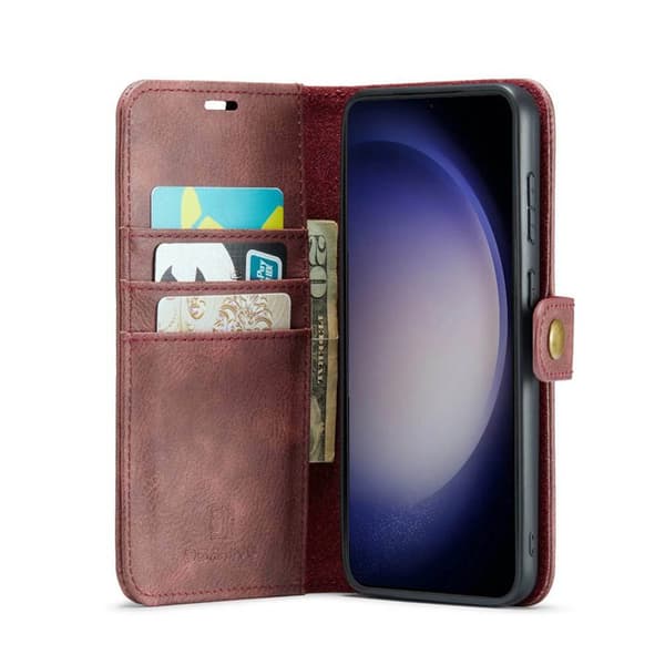 Wallet DG-Ming 2i1 til Samsung Galaxy S23 FE - Rød