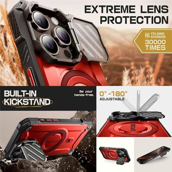SUPCASE UB Mag XT cover til Apple iPhone 16 Pro Max - Ruddy
