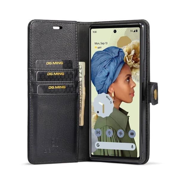 Wallet DG-Ming 2i1 til Google Pixel 6 Pro - Sort