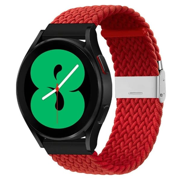 Flettet Elastisk urrem til Samsung Galaxy Watch 4 (44mm) - MÃ¸rk