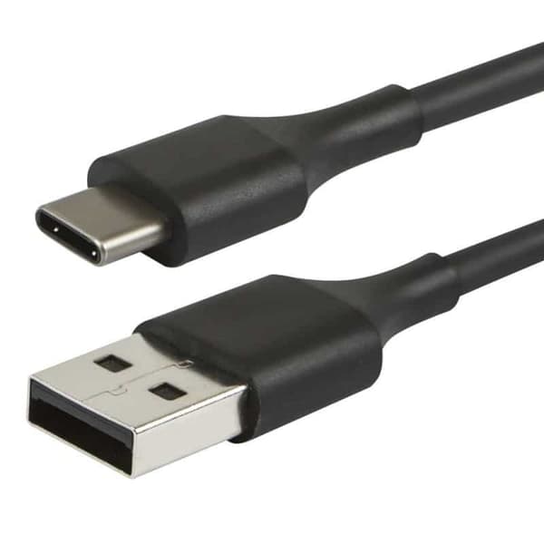 Kabel 90cm USB-C hann til USB-A hann