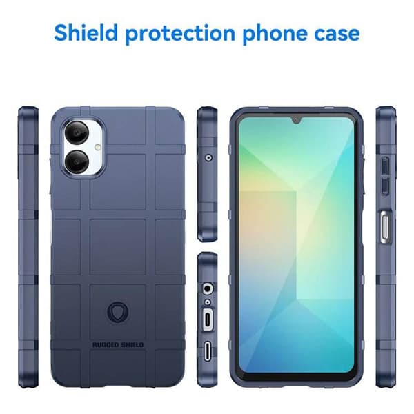 Rugged Shield deksel til Samsung Galaxy A06 - Blå