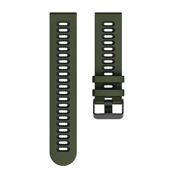 Twin Urrem til Garmin Vivoactive 6 - GrÃ¸n/sort