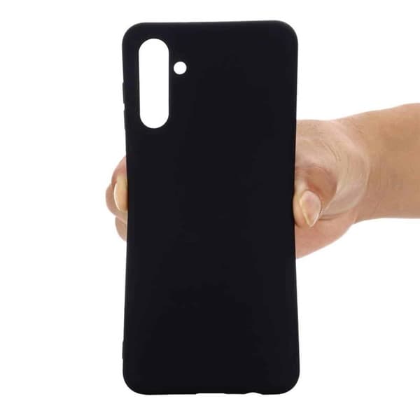 Liquid silikone cover til Samsung Galaxy A35 - Sort