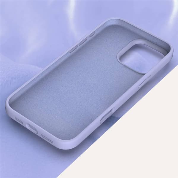 Liquid silikonisuoja Apple iPhone 16 Pro - Pale Purple