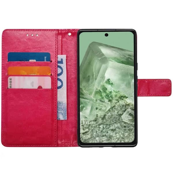Wallet cover 3-kort til Google Pixel 8a - LyserÃ¸d