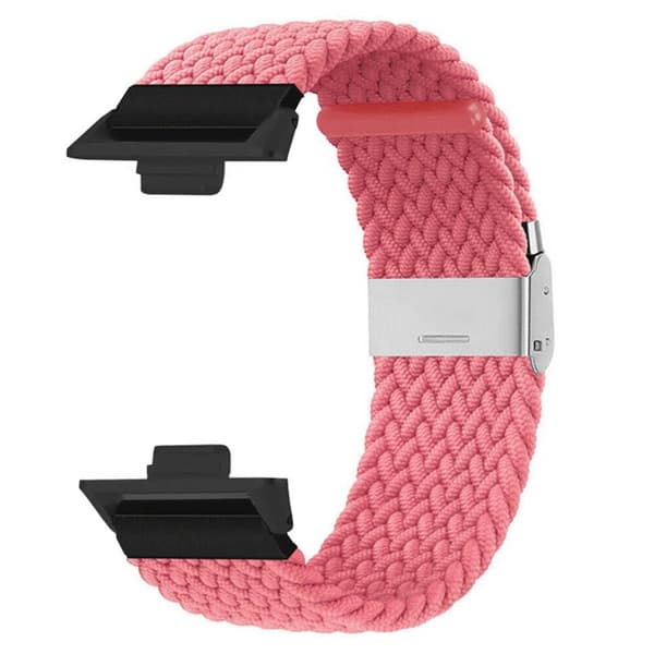 Flettet elastisk urrem til Huawei Watch Fit 5 Pro - Abrikos