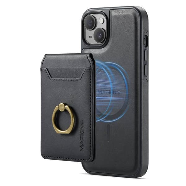 DG-Ming Magking K1 2i1 cover til Apple iPhone 15 - Sort