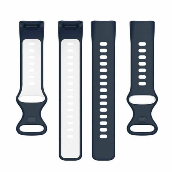 Twin Sport urrem til Fitbit Charge 5 - BlÃ¥/hvid