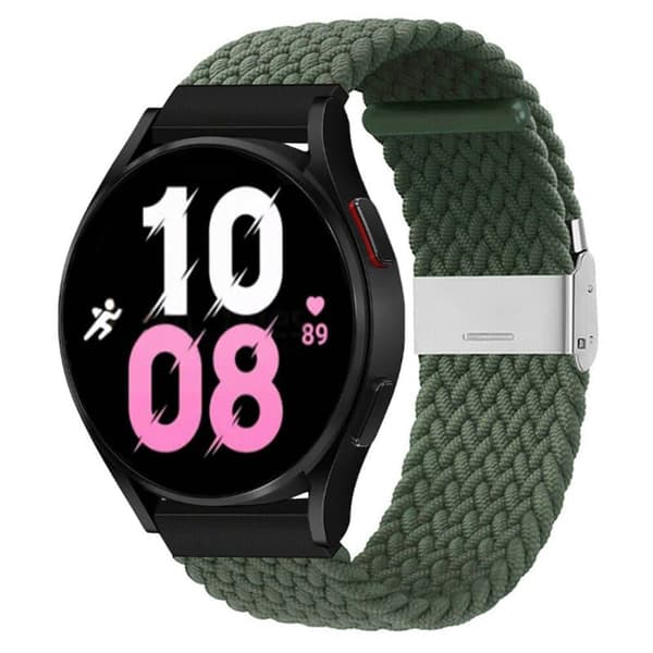 Flettet Elastisk urrem til Samsung Galaxy Watch 5 (40mm) - Army