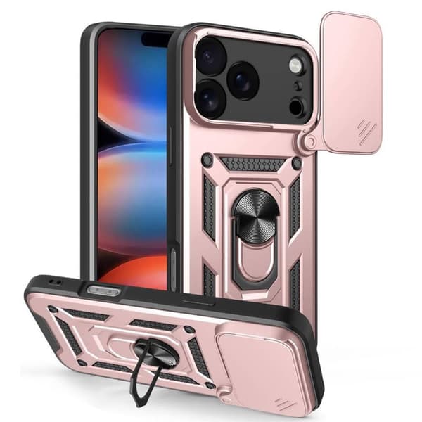 Jazz 3i1 deksel til Apple iPhone 18 Pro Max - Rose